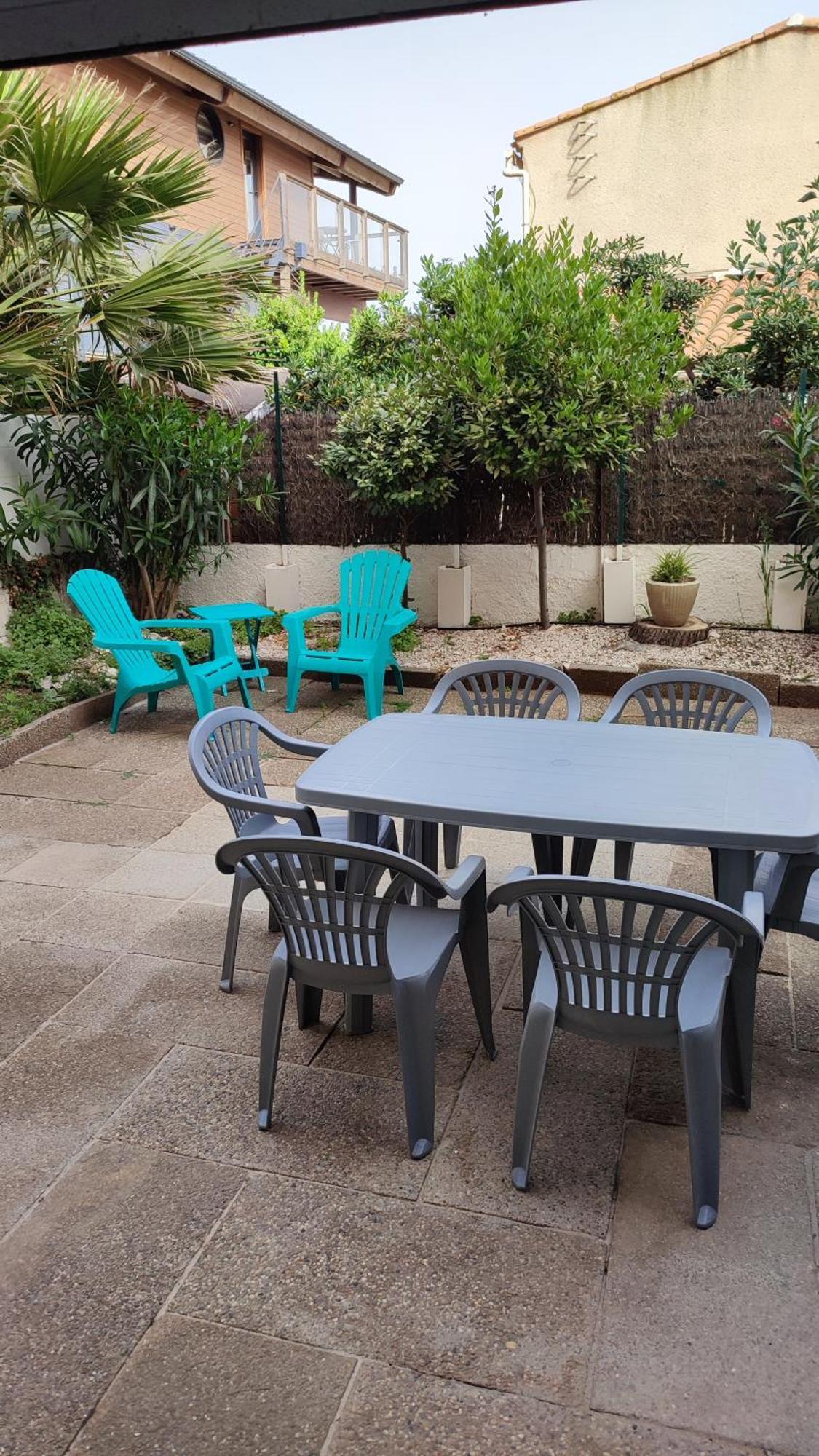 T2 Rdc Avec Jardin, Cap D'Agde, Secteur Falaise, 100 M Plage, Clim, Wifi, Parking Extérieur photo